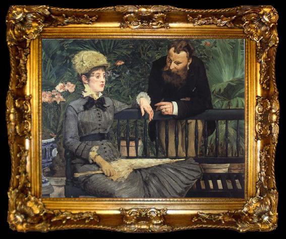 framed  Edouard Manet In  the Winter Garden, ta009-2